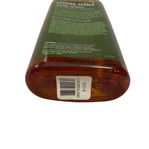 Stress Relief Vanilla Verbena Body Wash & Foam Bath 10 Fl Oz Aromatherapy Essent - Picture 3 of 4